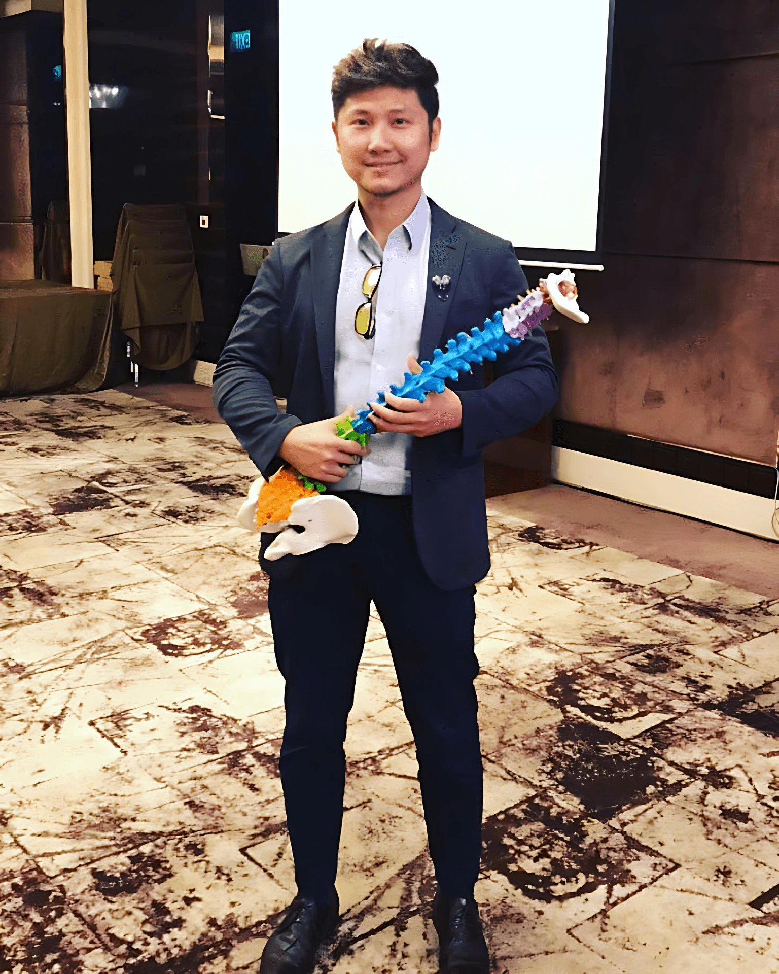 Dr. Tim Foo at a chiropractic conference